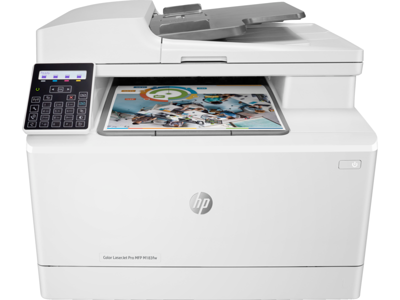 Imprimante HP Couleur LaserJet Pro MFP M183fw REF 7KW56A