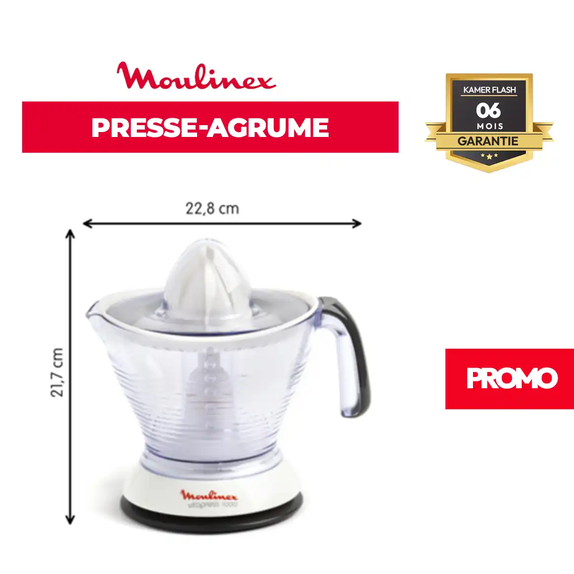 PRESSE-AGRUME-ELECTRIQUE PC302B10 MOULINEX GARANTI 06 MOIS – Image 2