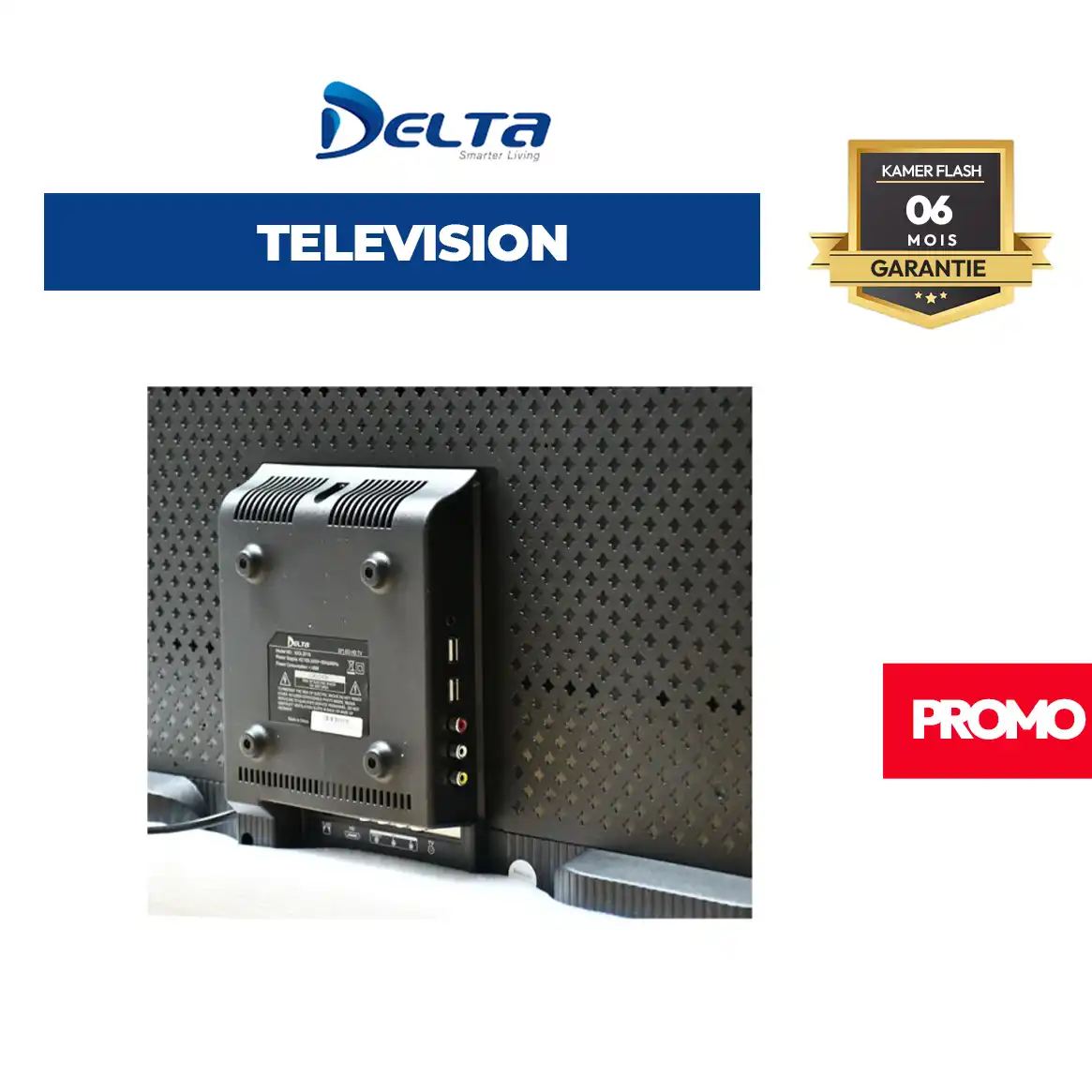 SMART TV 32 POUCES FULL HD - ANDROID 13 DELTA 32DL1514 GARANTIE 06 MOIS – Image 3