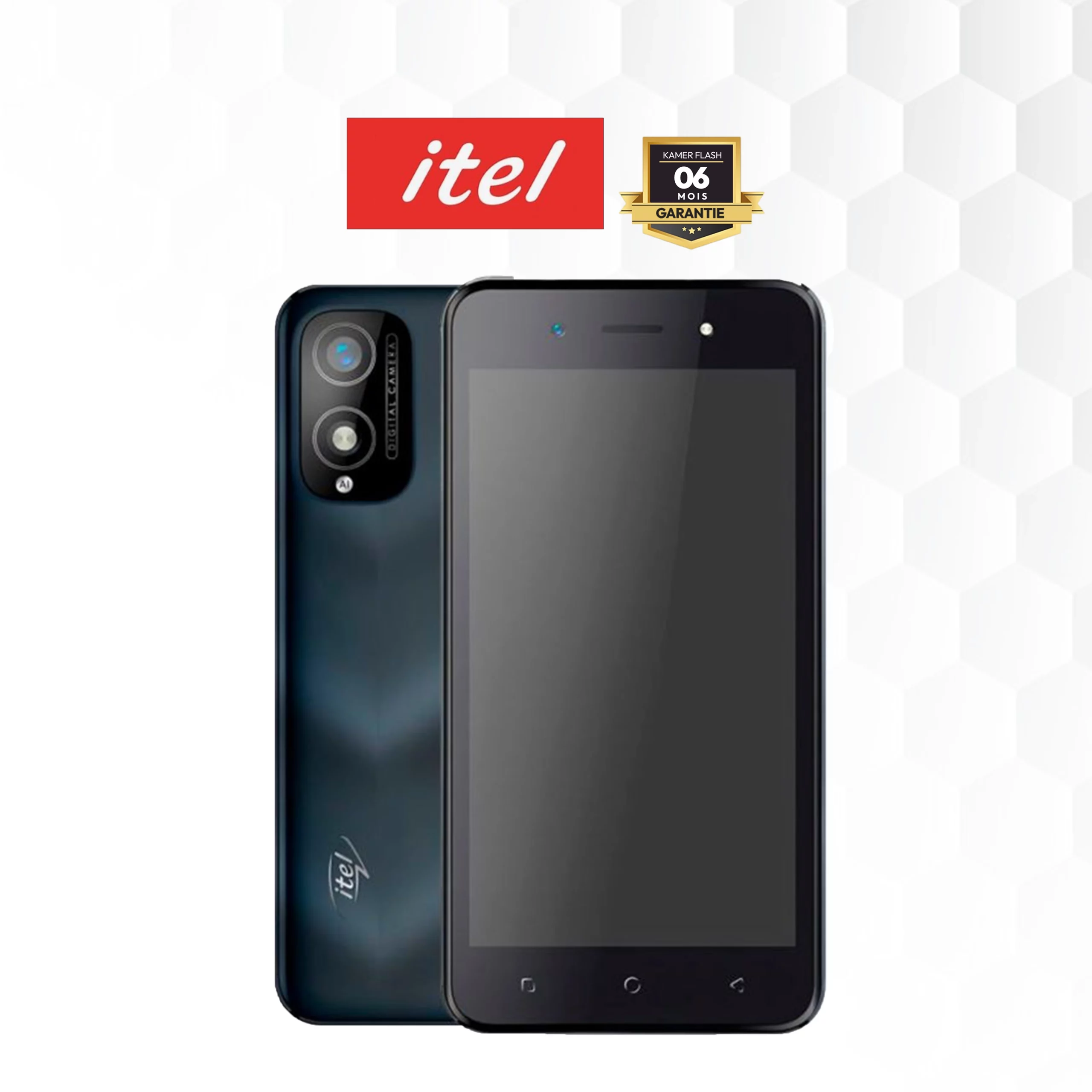 SMARTPHONE ITEL A18 - 32 Go - 1Go RAM - 5" - 2 Nano SIM - 5MP/0.3MP - 2400mAh - GARANTIE 8 MOIS